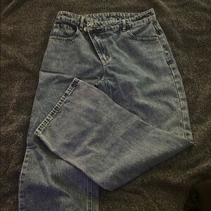 SHEIN Vintage Blue Denim Pants